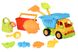 Набір для гри із піском Same Toy 11 од. Вантажівка жовта кабіна/синій кузов 1 - магазин Coolbaba Toys