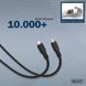 Digitus Кабель USB-C заряджання/синхронізації, 1м, USB 3.2 Gen2, 10G, 100W, 4K, силіконовий, чорний 12 - магазин Coolbaba Toys