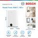 Bosch Водонагреватель электр. плоский слим Tronic 4500, 100 л, 1,5 кВт, ун. монтаж, эл. упр-ние, B, белый