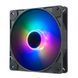 SilverStone Корпусний вентилятор Air Penetrator AP140I-ARGB 140мм, 500-2000rpm, 4 PinPWM, 3pin +5VARGB, 14.9-41.3dBa, чорний 1 - магазин Coolbaba Toys