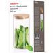 Банка для хранения Ardesto Fresh, круглая, 760 мл, стекло, бамбук 8 - магазин Coolbaba Toys