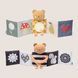 Развивающая книжка-раскладушка 2-в-1 &ndash; ОБЪЯТИЯ МЕДВЕЖОНКА 3 - магазин Coolbaba Toys