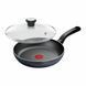 Tefal Сковорода з кришкою So' Light, 24см, алюміній, бакеліт, скло, чорний 1 - магазин Coolbaba Toys