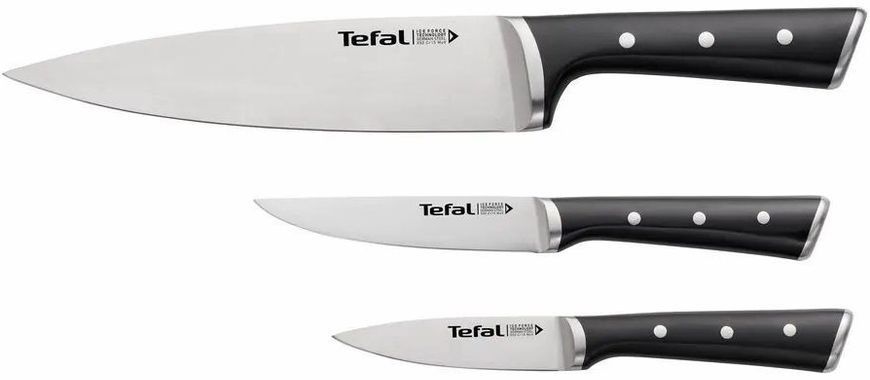 Tefal Набор ножей Ice Force 3, нержавеющая сталь, пластик K2323S74 фото