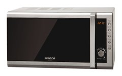Sencor Микроволновая печь Sencor, 20л, мех. управл., 700Вт, дисплей, нержавеющая сталь SMW6001DS фото