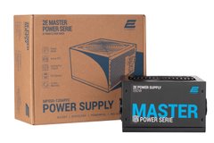 Блок живлення 2E Master Power (550W), >80%, 80+ White, 120mm, 1xMB 24pin(20+4), 1xCPU 8pin(4+4), 3xMolex, 5xSATA, 2xPCIe 8pin(6+2) 2E-MP550-120APFC фото