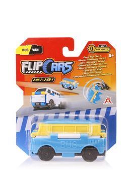Flip Cars Машинка-трансформер 2 в 1 Автобус і Мікроавтобус EU463875-11 фото