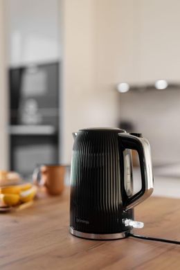 Gorenje Электрочайник 1.7л, Strix-контроль, черный матовый K17DPB фото
