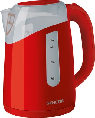 Електрочайник Sencor Series 1700, 1,7л, Strix, пластик, червоний SWK1704RD фото