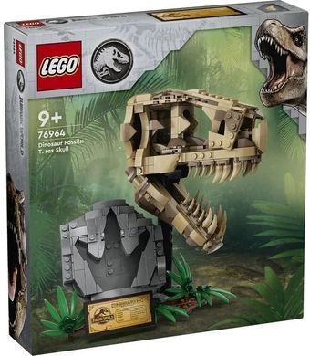 LEGO Конструктор Jurassic World Скам`янілості динозаврів: череп тиранозавра 76964 фото