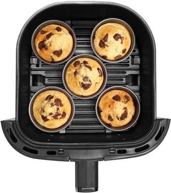 Moulinex Мультипіч EasyFry&Grill Precision, 1550Вт, чаша-4.2л, сенсорне керув., пластик, чорний EZ505810 фото