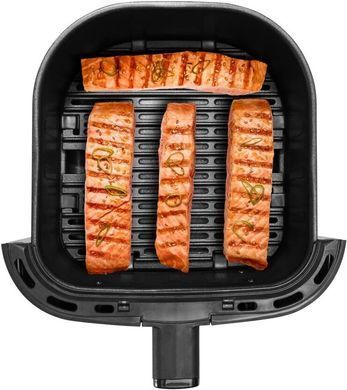 Moulinex Мультипіч EasyFry&Grill Precision, 1550Вт, чаша-4.2л, сенсорне керув., пластик, чорний EZ505810 фото