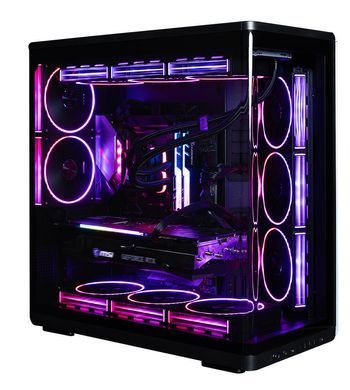 Zalman Корпус P60 без БП, 2xUSB3.0, 1x Type C, 3x120мм ARGB Reverse, 2x120мм ARGB, VGA 435мм, LCS ready, Curved Tempered Glass, Dual Chamber, ATX, чёрный P60BLACK фото
