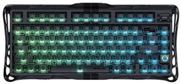 GravaStar Клавіатура механічна Mercury V75 80keys, Magnetic Jade Pro, 8K, USB-A, RGB, Stealth Black GS_V75_BLK фото