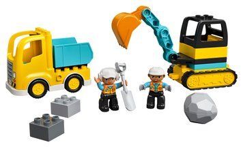 LEGO Конструктор DUPLO Грузовик и гусеничный экскаватор 10931 10931 фото