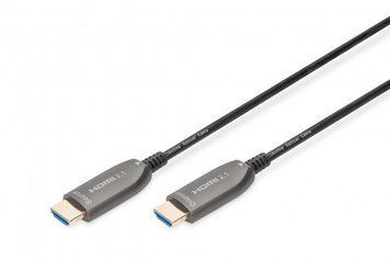 Digitus Кабель HDMI UHD 8K, AOC hybrid-fiber, type A M/M, 20м, чорний AK-330126-200-S фото