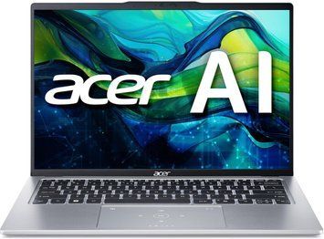 Acer Ноутбук Swift Go 14 SFG14-73 14" 2.2k IPS, Intel U5-125H, 16GB, F1TB, UMA, Lin, сріблястий NX.KY8EU.003 фото