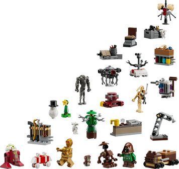 LEGO Constructor Advent Star Wars 2025 75418 фото