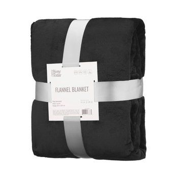 ARDESTO Плед Flannel 200х220см, 100% поліестер, чорний