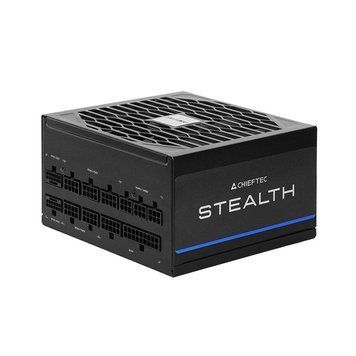 Chieftec Блок живлення Stealth (1200W), >92%, 80+ Platinum, 135мм FDB, 1xMB 24pin(20+4), 2xCPU 8pin(4+4), 2xMolex, 10xSATA, 3xPCIe 8pin(6+2), 2xPCIe GEN5 16pin, Fully Modular SPX-1200-FC фото