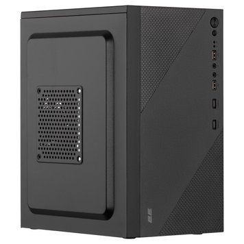 2E Корпус TeamX TMX04 з БЖ 2E ATX400W, 2xUSB2.0, 1x80мм, VGA 220мм, mATX, чорний 2E-TMX04 фото