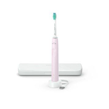 Philips Щітка зубна електр. Sonicare Gemini 3100, 31т. колив/хв, насадок-1, футляр, рожевий HX3673/11 фото