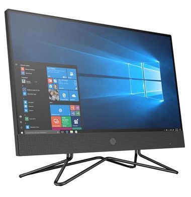 HP Комп'ютер персональний моноблок 200-G4 21.5" FHD IPS, Intel i5-10210U, 8GB, F256GB, ODD, UMA, WiFi, кл+м, DOS, чорний 2Z363EA фото