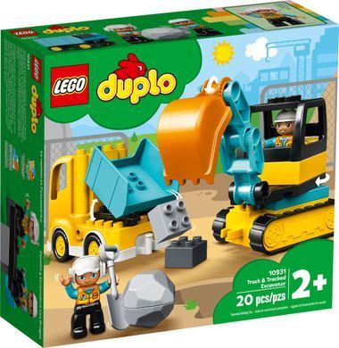 LEGO Конструктор DUPLO Грузовик и гусеничный экскаватор 10931 10931 фото