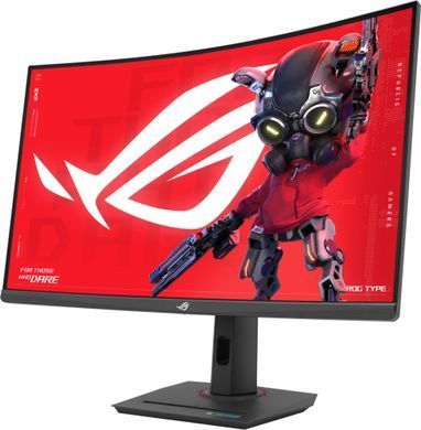 ASUS Монитор 31.5" ROG Strix XG32WCS HDMI, DP, USB-C, Audio, VA, 2560x1440, 180Hz, 1ms, sRGB 125%, CURVED, FreeSync, HAS, HDR400 90LM0AC0-B01970 фото