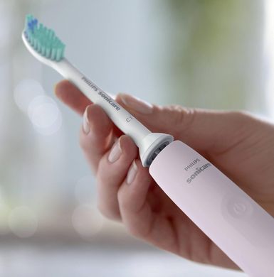 Philips Щітка зубна електр. Sonicare Gemini 3100, 31т. колив/хв, насадок-1, футляр, рожевий HX3673/11 фото