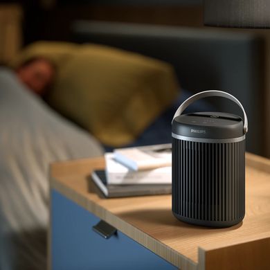 Philips Тепловентилятор Series 3000, 20м2, 2000Вт, электр. упр-ние, керамич. нарев.элемент , Wi-Fi, темно-серый CX3120/01 фото