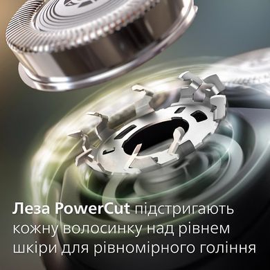 Philips Бритва електр. Philips Series 3000, бритв.головок-3, Li-Ion, сух.+волог., тример,індикатор заряду, чохол, сірий S3341/13 фото