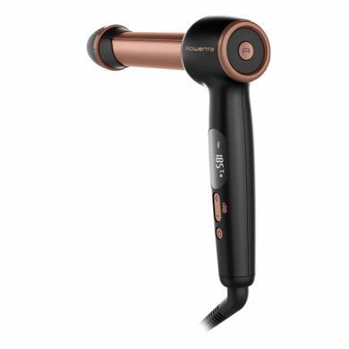 Rowenta Стайлер Twist Curl, автоматичний, темп.режимів-4, 150C&ndash;210С, кераміка, рукавича та термопідкладка, чорно-золотий CF4620E0 фото