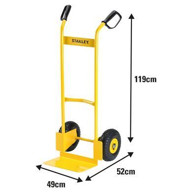 Stanley Візок вантажний Stanley універсальний, платформа 35.5х24см, до 200кг, вага 9.7кг SXWT-HT522 фото