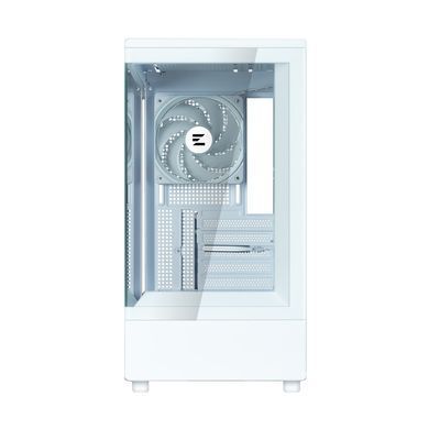 Zalman Корпус P10 без БП, 1xUSB3.0, 1xUSBType-C, 1x120мм ARGB, VGA 384мм, LCS ready, TG Side Panel, mATX, білий P10WHITE фото