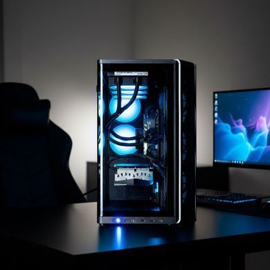 Zalman Корпус P60 без БП, 2xUSB3.0, 1x Type C, 3x120мм ARGB Reverse, 2x120мм ARGB, VGA 435мм, LCS ready, Curved Tempered Glass, Dual Chamber, ATX, чёрный P60BLACK фото
