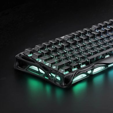 GravaStar Клавіатура механічна Mercury V75 80keys, Magnetic Jade Pro, 8K, USB-A, RGB, Stealth Black GS_V75_BLK фото