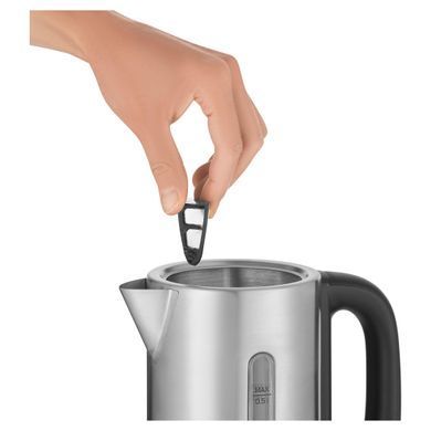 Sencor Електрочайник Sencor 0.5л, Strix, пластик, в комплекті 2 склянки + 2 ложки, нерж. сталь SWK170SS фото