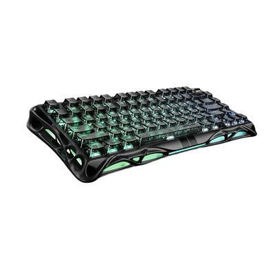 GravaStar Клавіатура механічна Mercury V75 80keys, Magnetic Jade Pro, 8K, USB-A, RGB, Stealth Black GS_V75_BLK фото