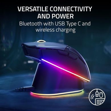Razer Миша Cobra Pro, RGB, USB-A/WL/BT, чорний RZ01-04660100-R3G1 фото