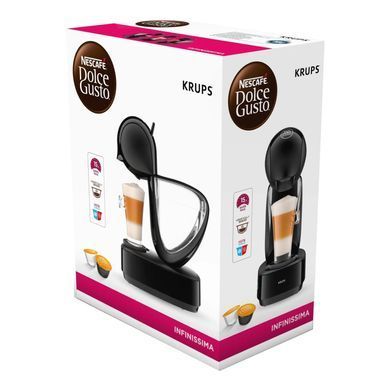 Krups Кофеварка капсульная Infinissima, 1.2л, капсулы NESCAFE Dolce Gusto, черный KP170810 фото