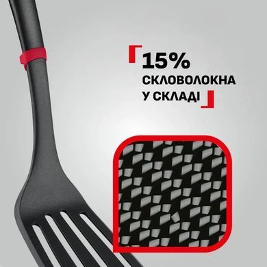 Tefal Ложка Tefal Ingenio+, пластик, червоно-чорний