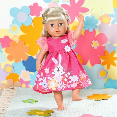 Одяг для ляльки BABY BORN - СУКНЯ З КВІТАМИ (43 cm) 832639 фото