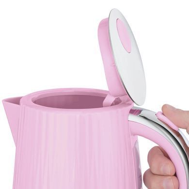 Russell Hobbs Електрочайник Eden, 1.7л, нержавіюча сталь, пластик, малиновий 27362-70 фото