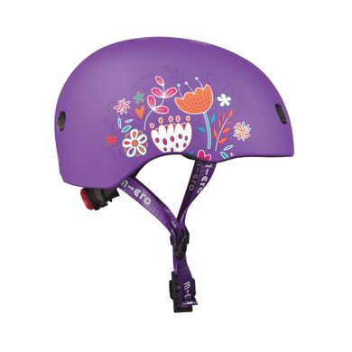 Защитный шлем MICRO - ФИОЛЕТОВЫЙ С ЦВЕТАМИ (48–53 cm, S) AC2137BX фото