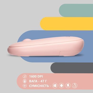 Мышь 2E MF300 Silent WL BT Mallow pink 2E-MF300WPN фото