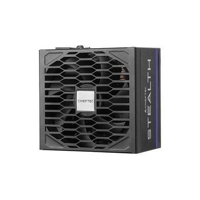 Chieftec Блок питания Stealth (1200W), >92%, 80+ Platinum, 135мм FDB, 1xMB 24pin(20+4), 2xCPU 8pin(4+4), 2xMolex, 10xSATA, 3xPCIe 8pin(6+2), 2xPCIe GEN5 16pin, Fully Modular SPX-1200-FC фото