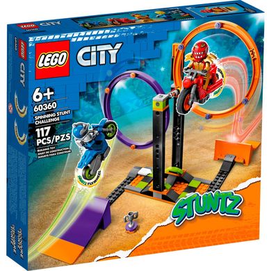 Конструктор LEGO City Stuntz Каскадерская задача с вращением 60360 фото