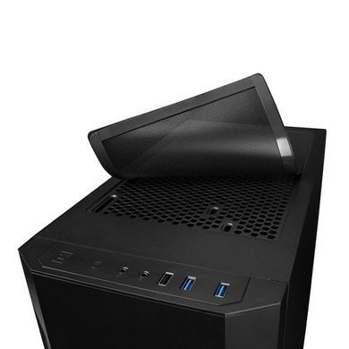 Chieftec Корпус Elox AS-01B, без БЖ, 2xUSB3.2, 1xUSB2.0, 1x120мм, Sound insulated panels, ATX, чорний AS-01B-OP фото
