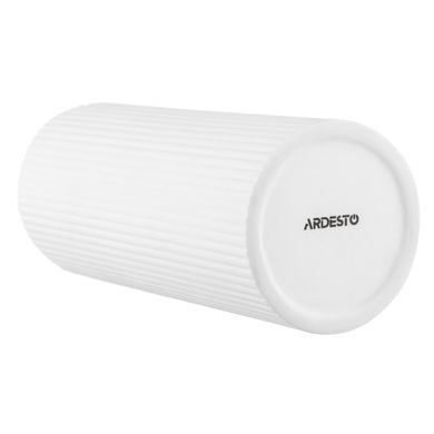 ARDESTO Ваза Liguria, 8х22.7см, фарфор, белый